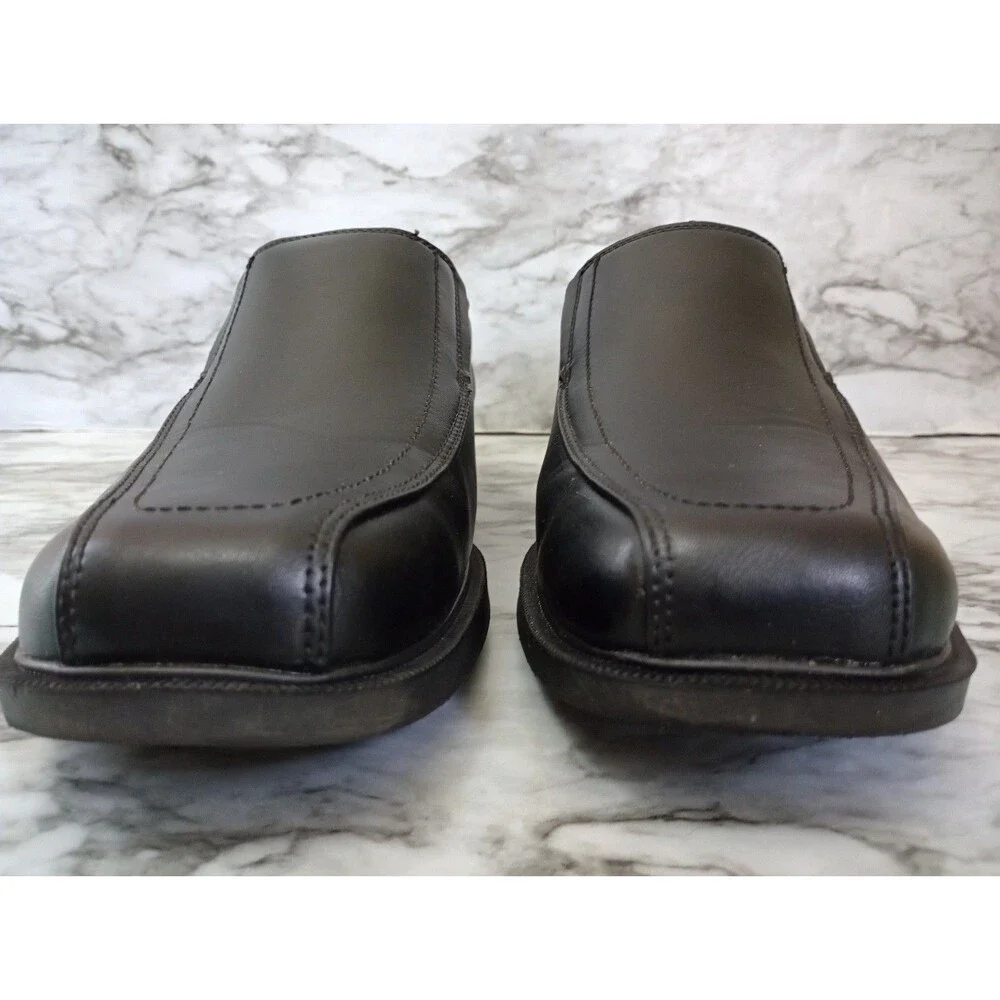 George Faux Leather Black Dress Shoes Size 13